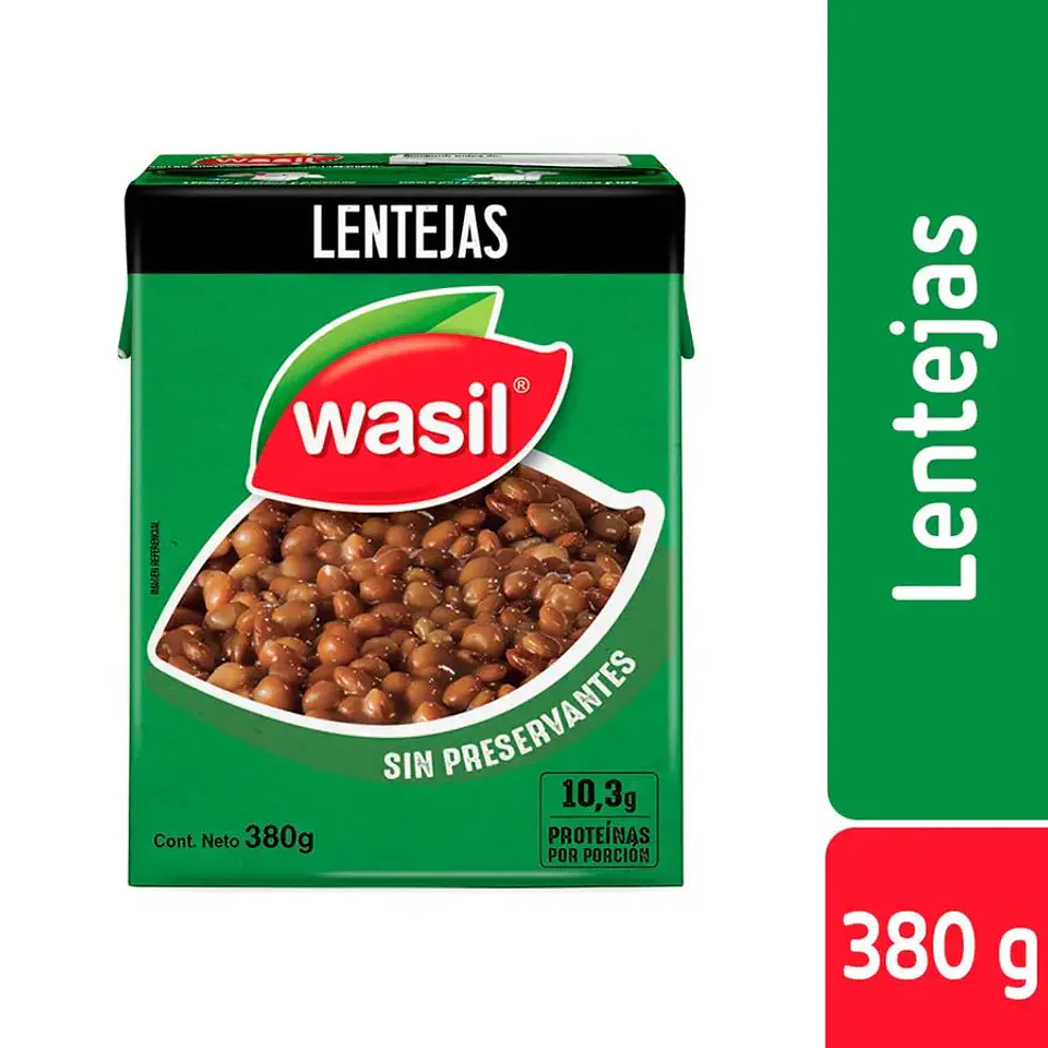 LENTEJAS WASIL, 380 G NETO 1