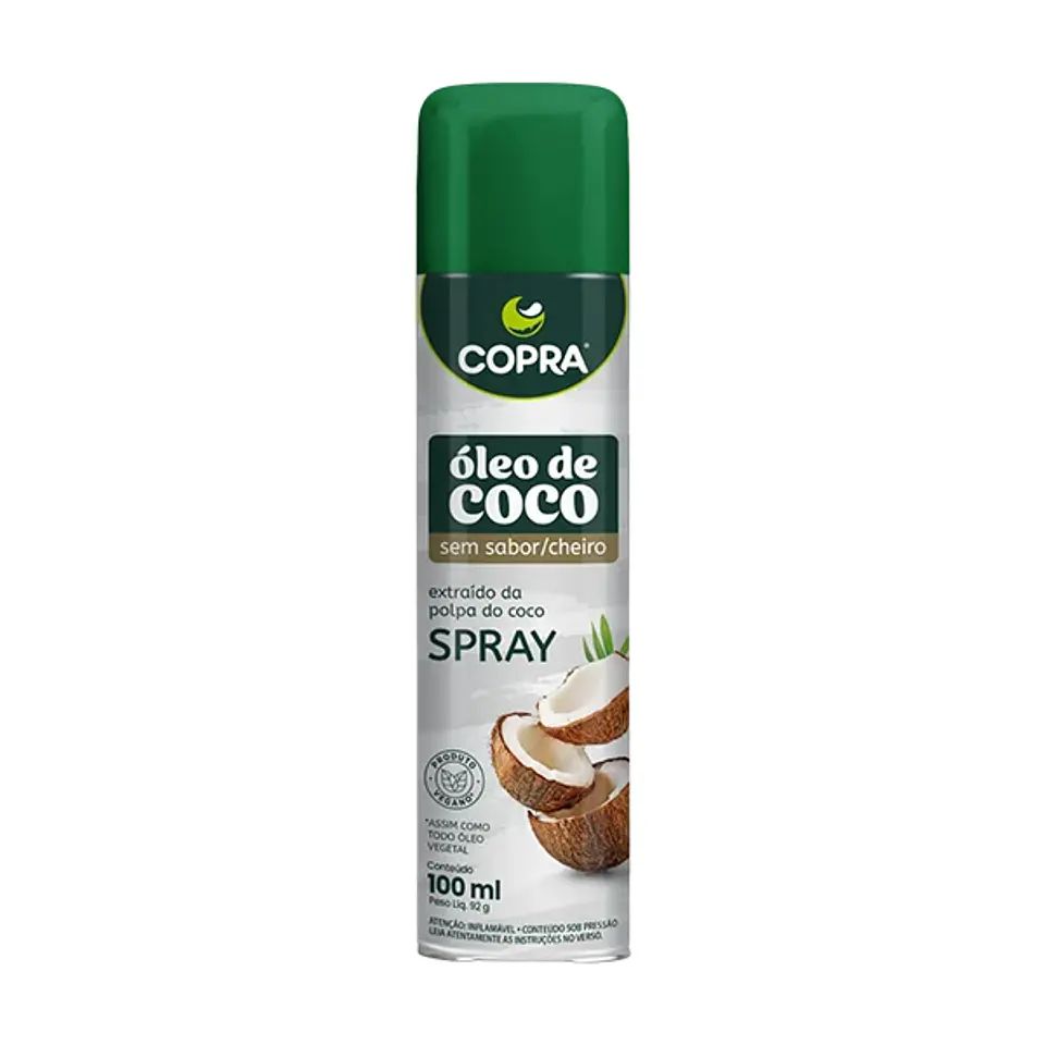 Aceite de Coco Spray 100ml – Sin Sabor – Sin Gluten – Copra 1