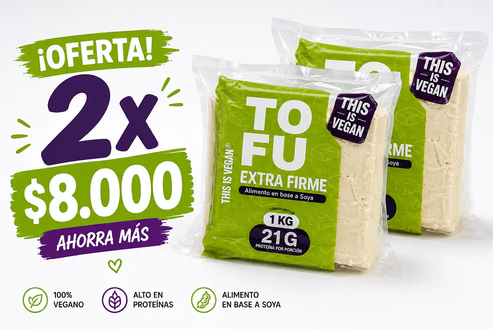 PROMO 2 un - Tofu 1 Kg – This is Vegan 2