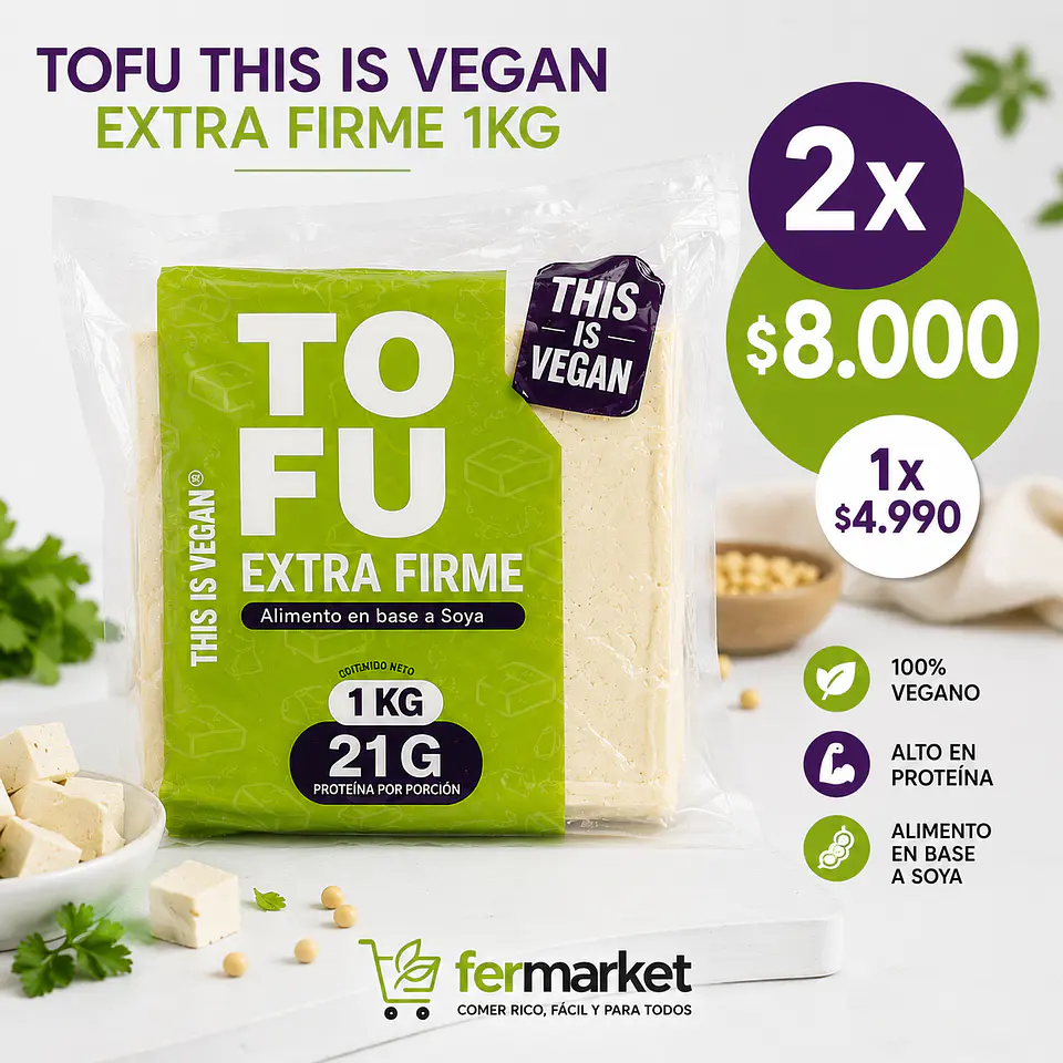 PROMO 2 un - Tofu 1 Kg – This is Vegan 1