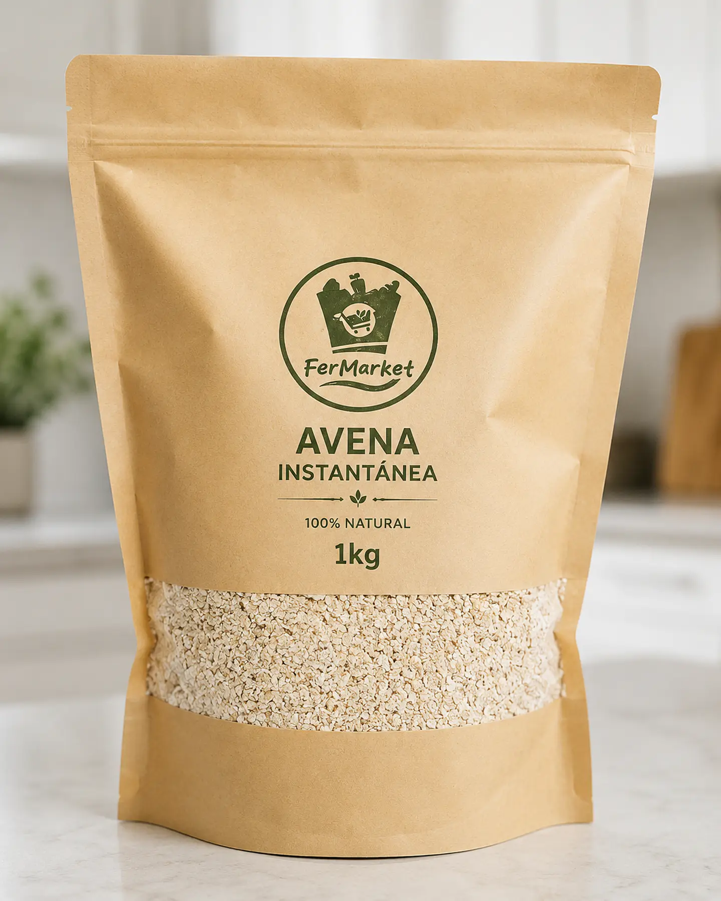 AVENA INSTANTÁNEA 1KG - FERMARKET  1