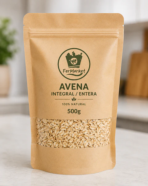 AVENA INTEGRAL/ENTERA 500G - FERMARKET 