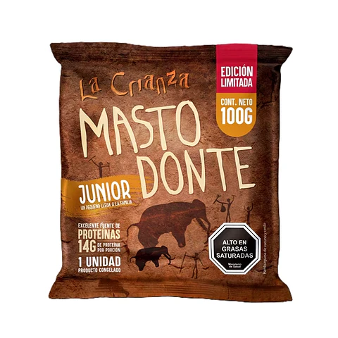 Hamburguesa Mastodonte junior, 100 g