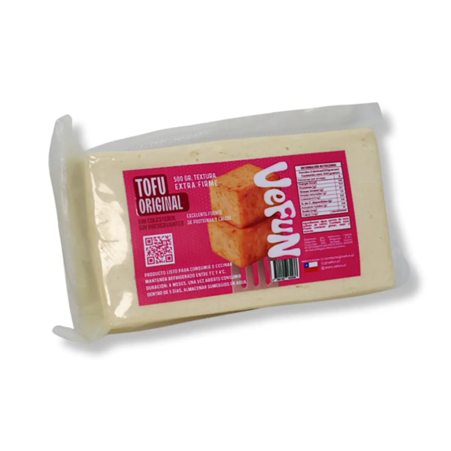 Tofu Original Extra Firme - 500g Vefun 1