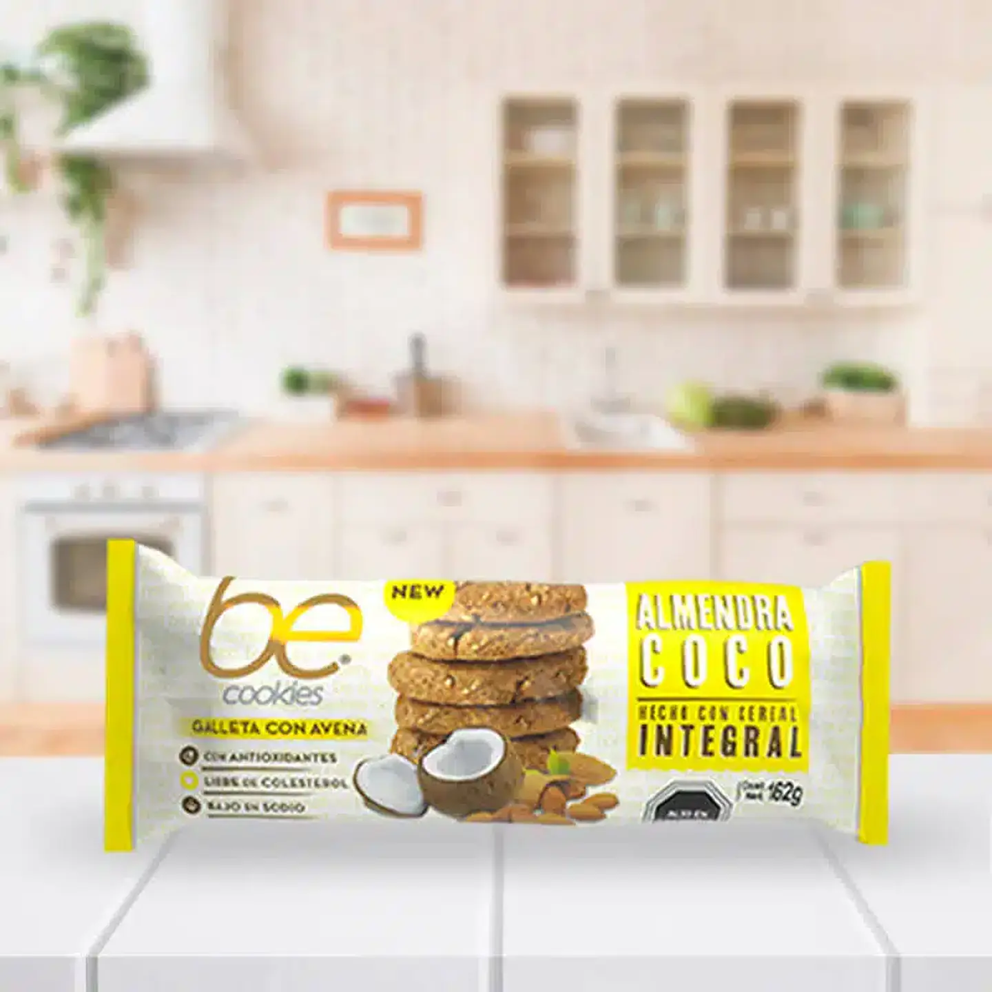 Galletas de avena sabor almendra coco 1