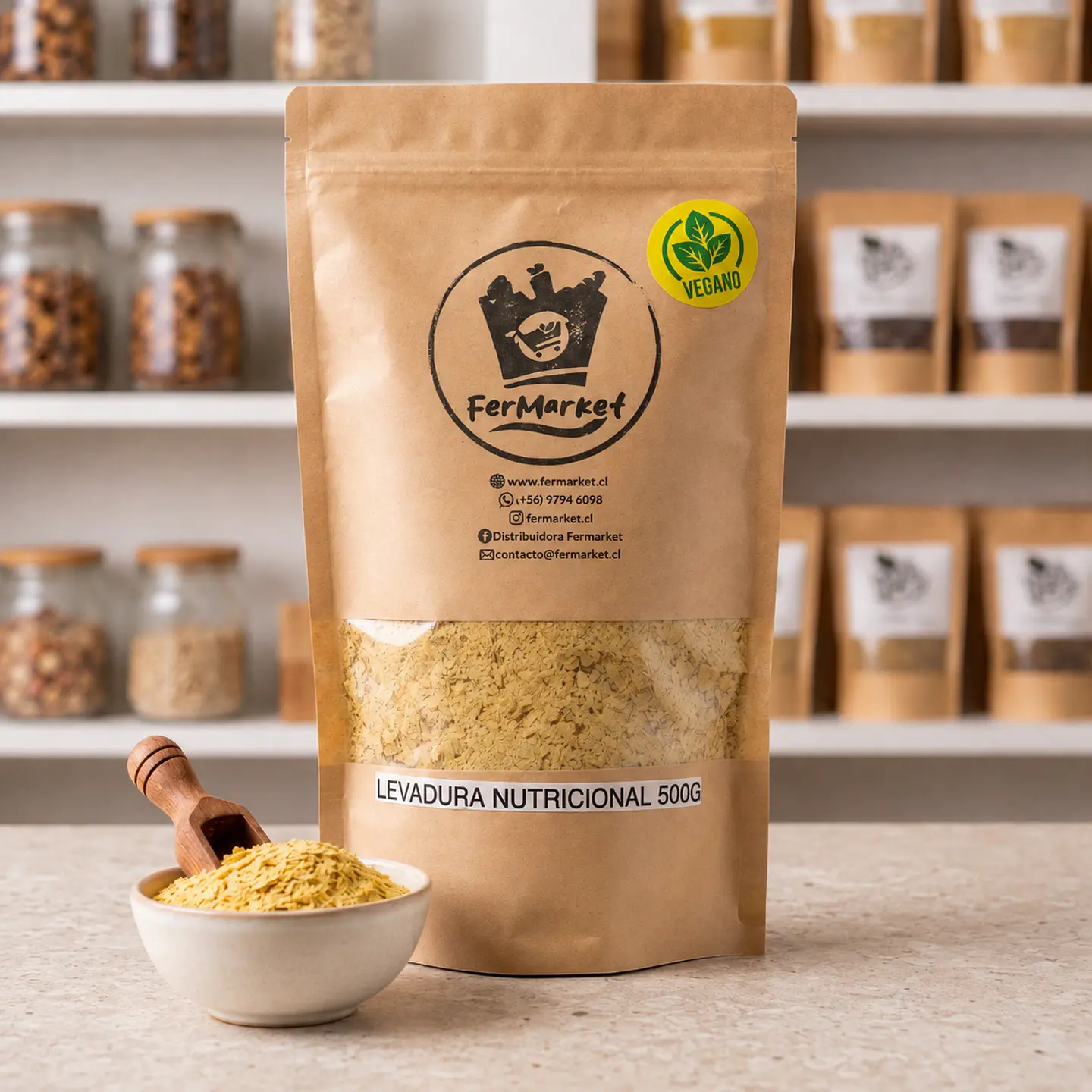 Levadura Nutricional 500G - FerMarket/Vegan Fer 1