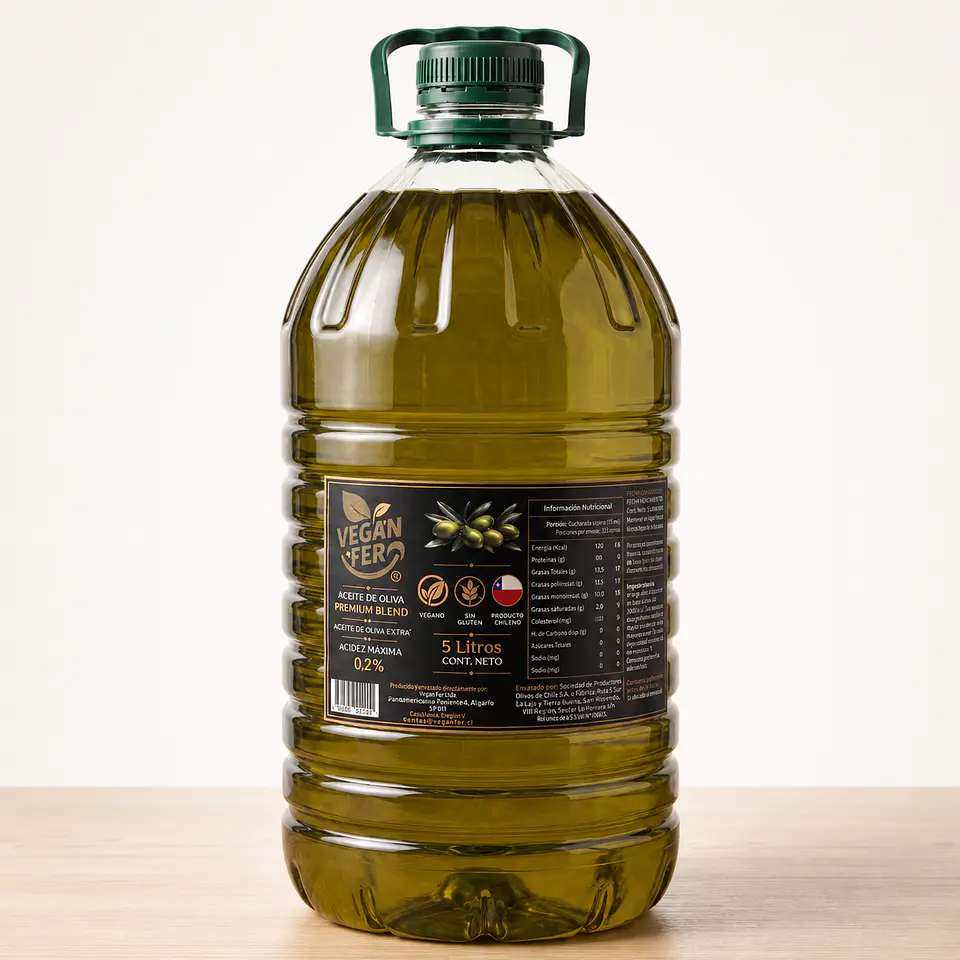 ACEITE DE OLIVA PREMIUM BLEND 5L - VEGAN FER 1