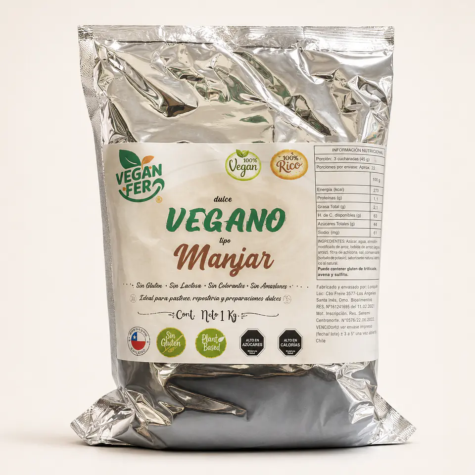 Manjar vegano - VeganFer - 1 Kg  2