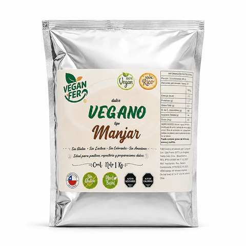 Manjar vegano - VeganFer - 1 Kg 
