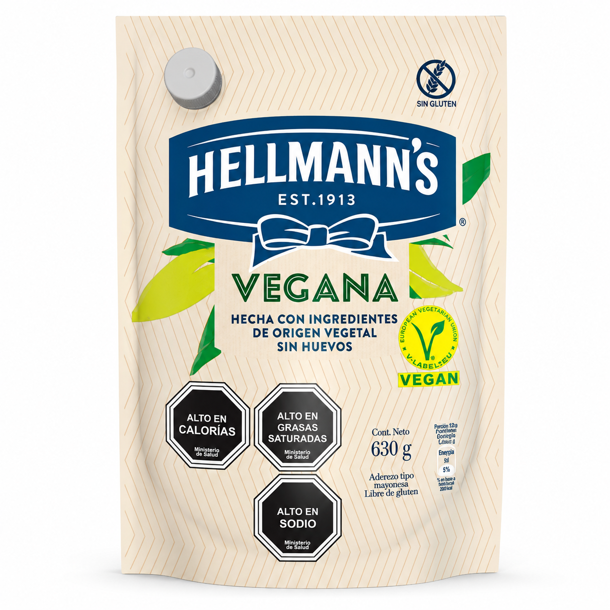 Mayonesa Hellmans doypack 630 Grs