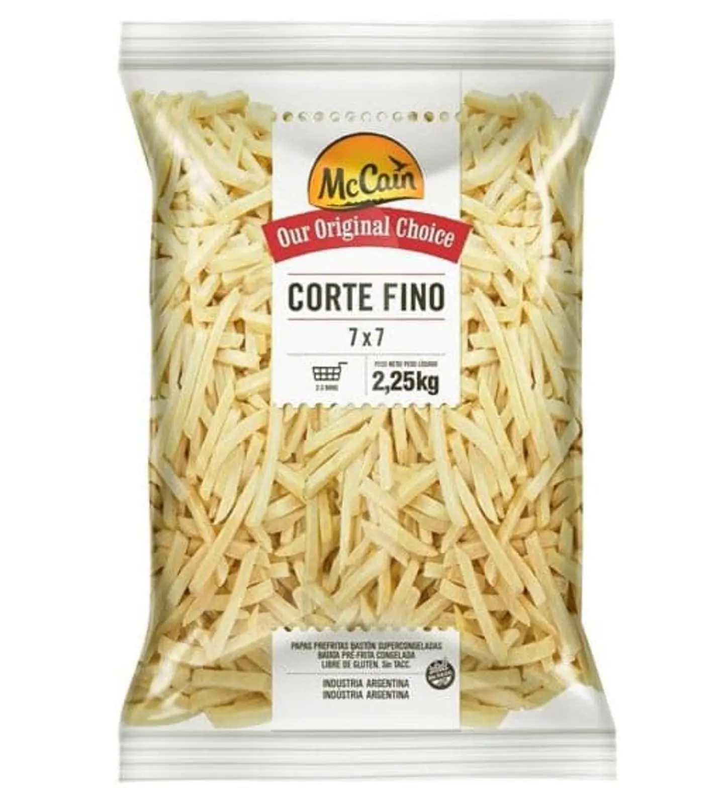 Papas prefritas McCain - 2.25 Kg 1