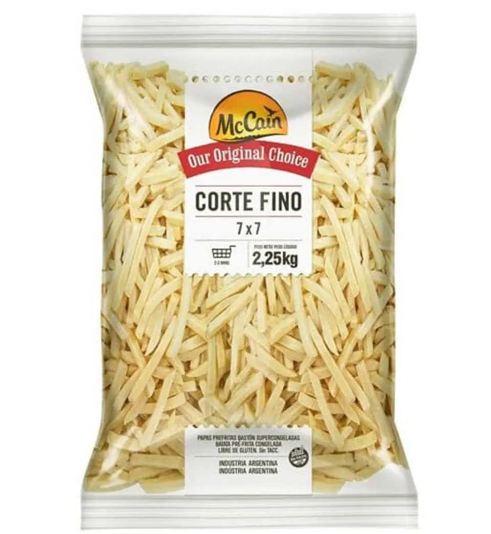 Papas prefritas McCain - 2.25 Kg 1