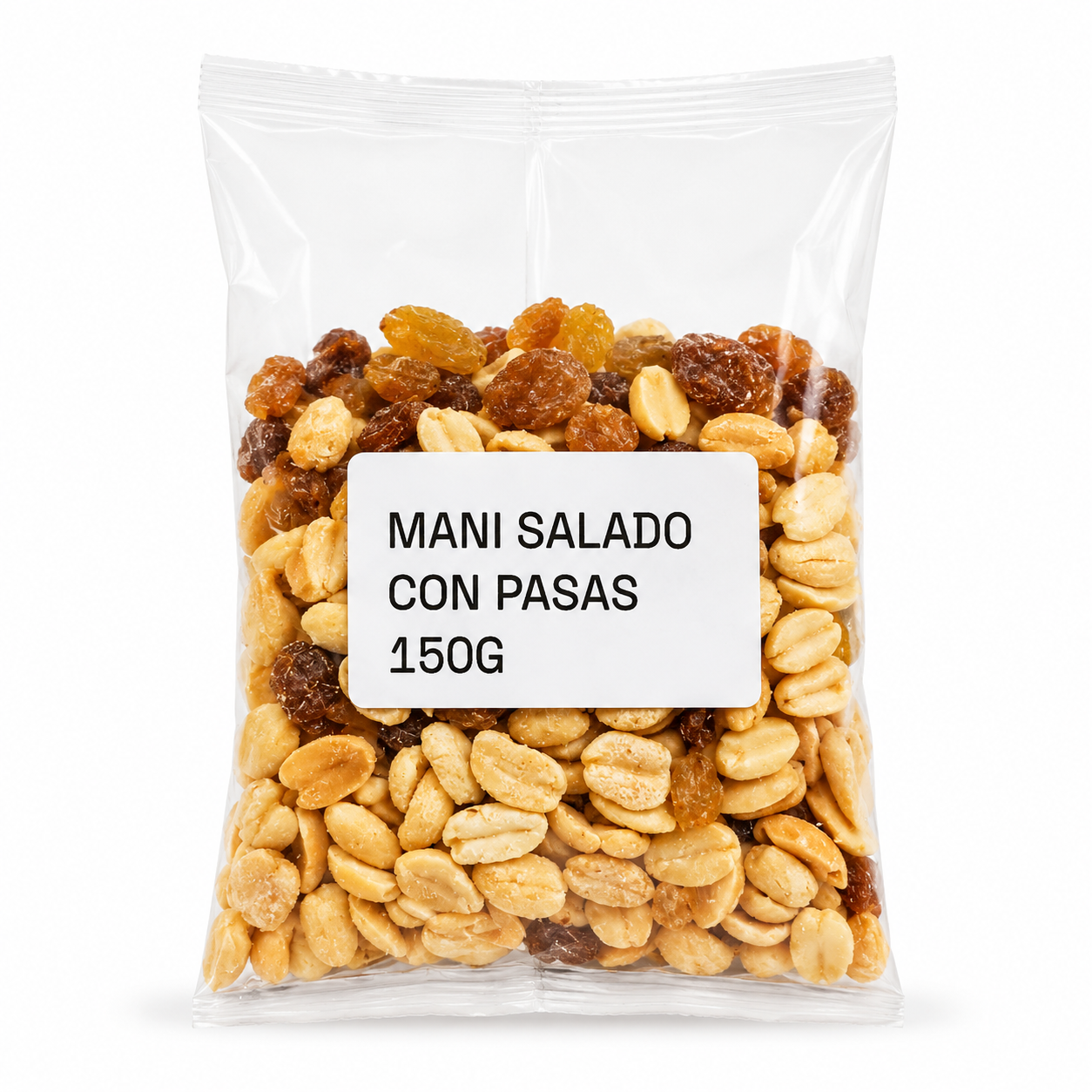 Mani salado con pasas - 100g