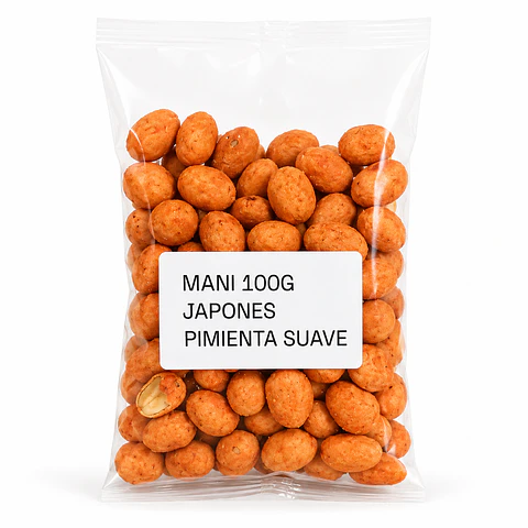 Mani Japonés pimienta suave - 100g