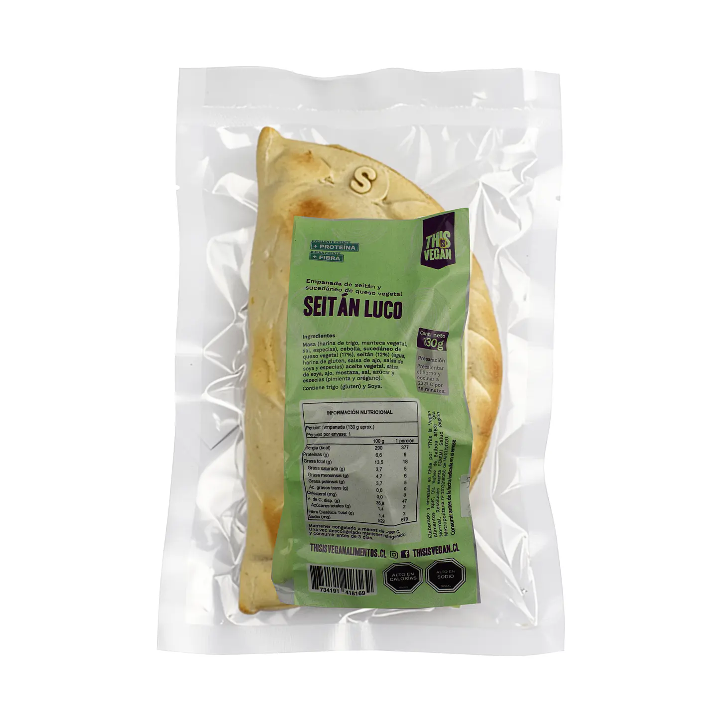 Empanada Seitán Luco Caramelo 200g 1