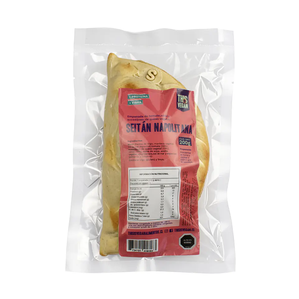 Empanada Seitan Napolitana 200g 1