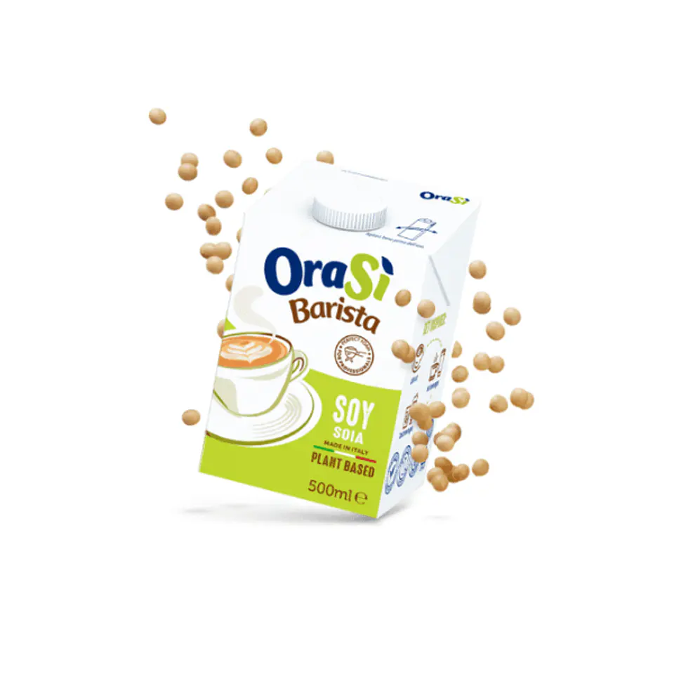  Caja 12 Unidades Barista Soya 500ml Bebida Vegetal OraSi 2
