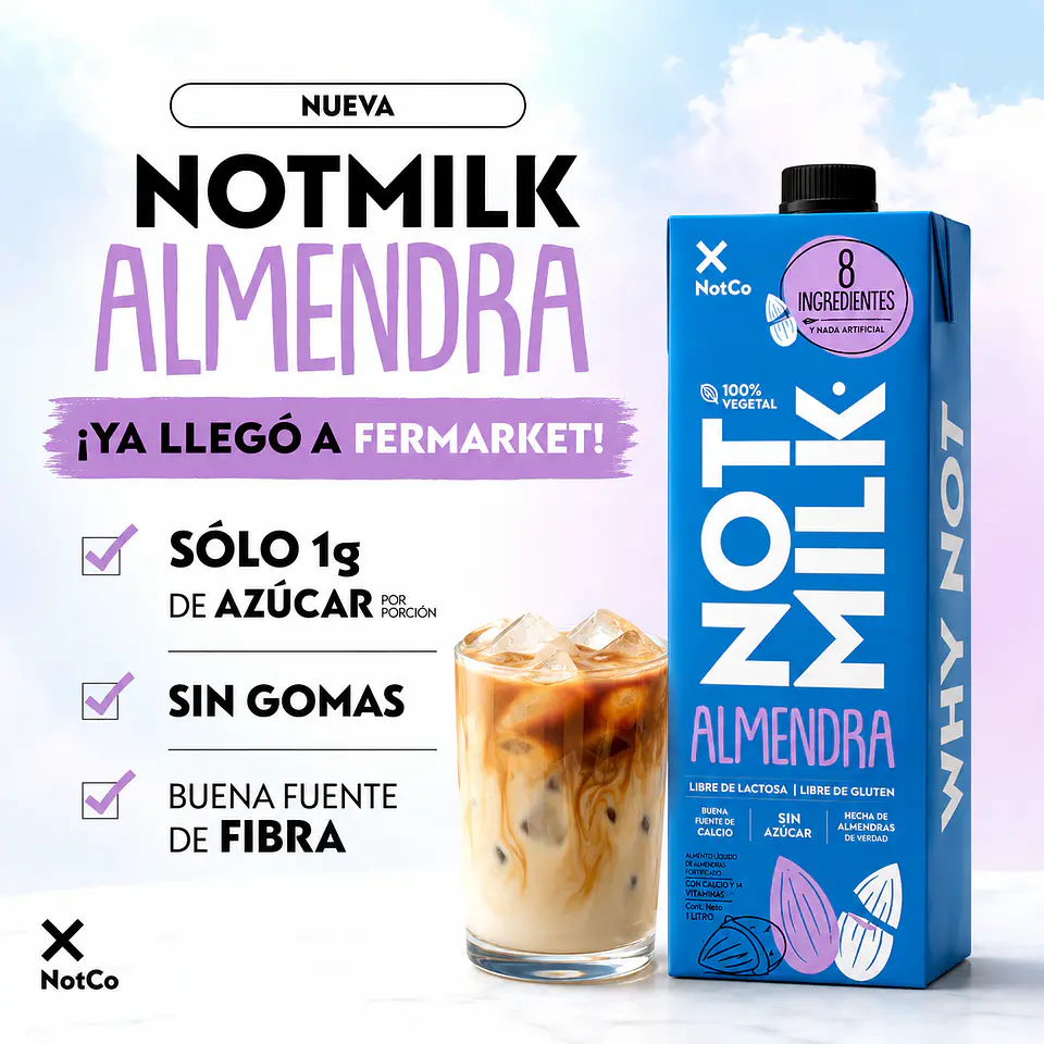 NUEVO NOT MILK ALMENDRA 1L  1