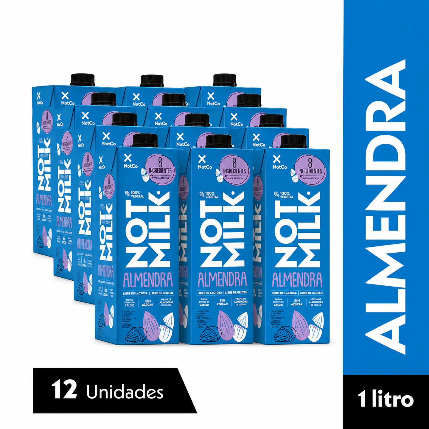 NUEVO CAJA NOT MILK ALMENDRA 1L  1