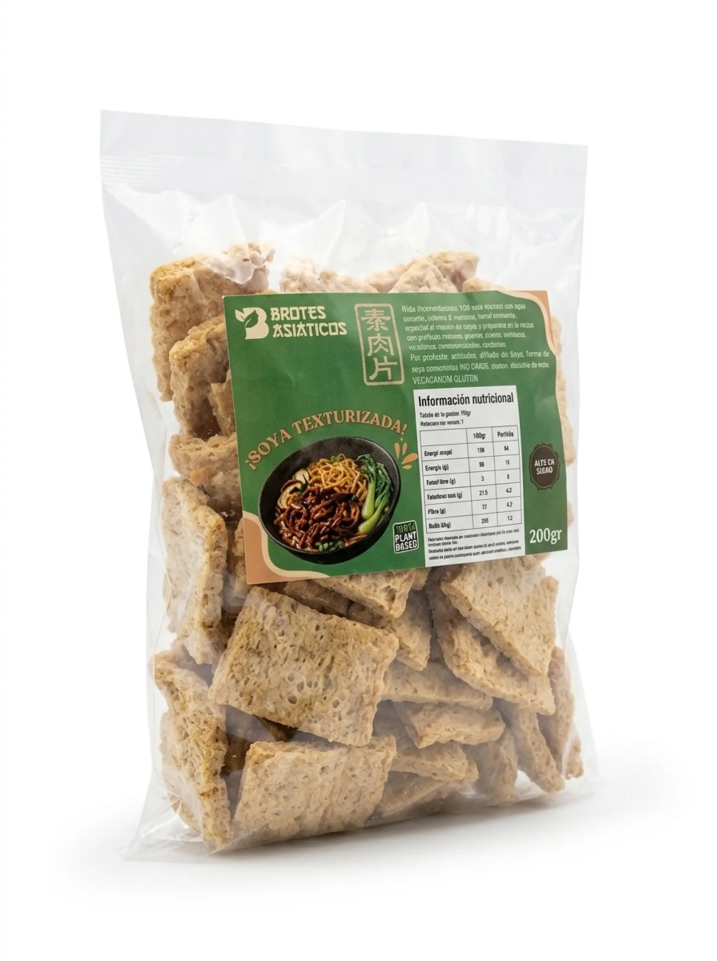Soya texturizada - Brotes asiaticos 1