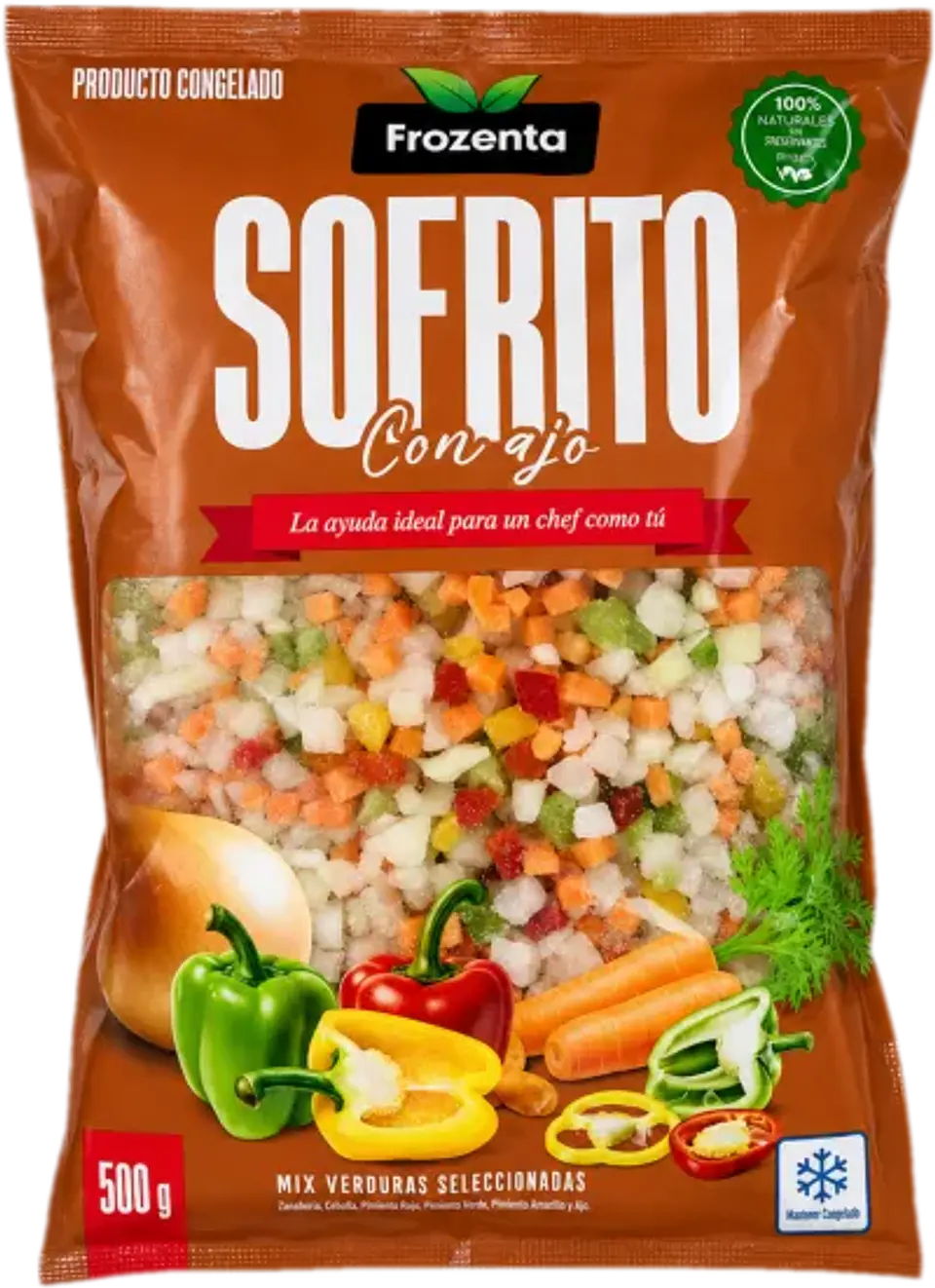 Sofrito con Ajo 500g - Frozenta 1
