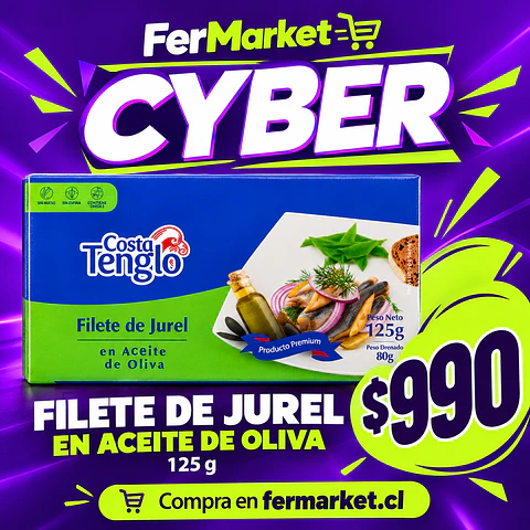 FILETE DE JUREL 125g ACEITE DE OLIVA