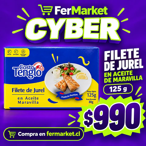 FILETE DE JUREL 125g ACEITE DE MARAVILLA