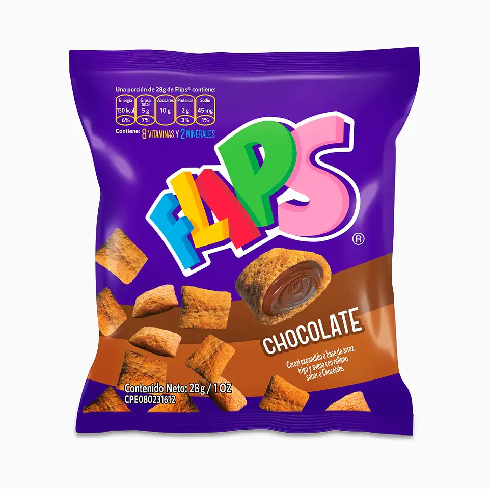 CEREAL FLIPS CHOCOLATE 120g 1