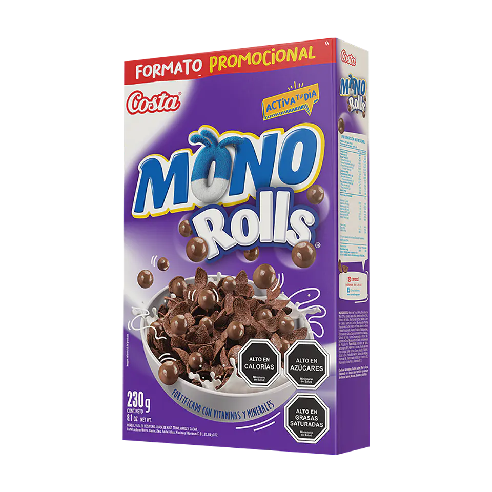 CEREAL MONO ROLLS 230G -COSTA 2