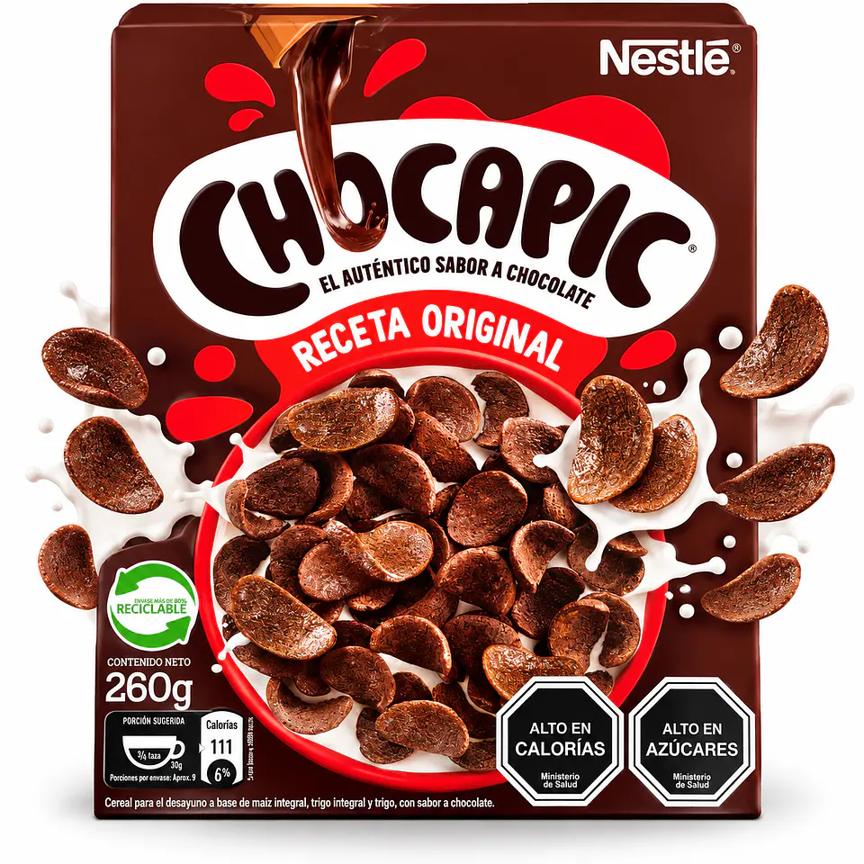 CEREAL CHOCAPIC 250G Receta Original -NESTLE 2