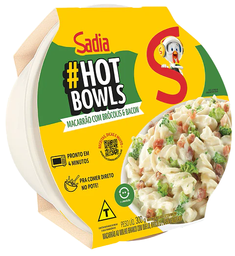 Plato Preparado Espirales con Brocoli y Tocino 300g - Sadia