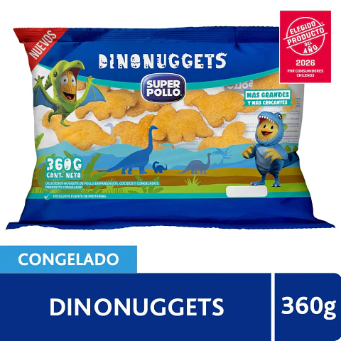 Dino Nugget 360g - Super Pollo 