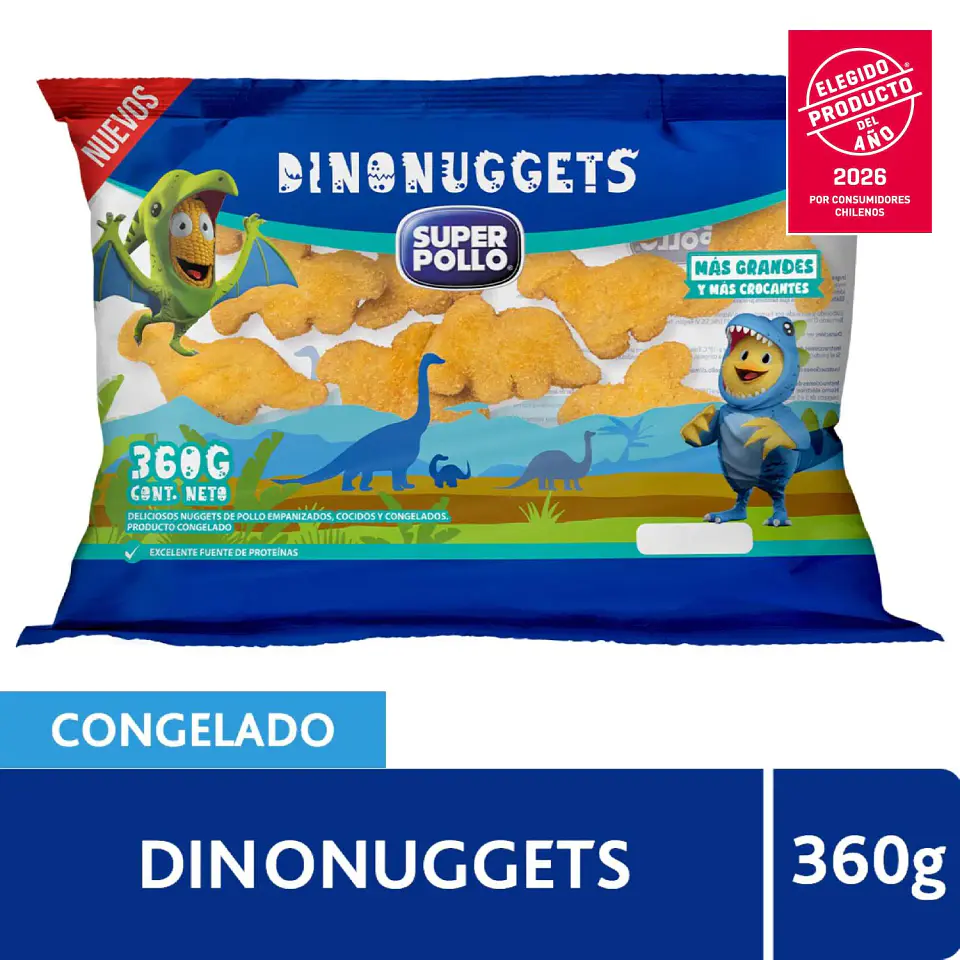 Dino Nugget 360g - Super Pollo  1
