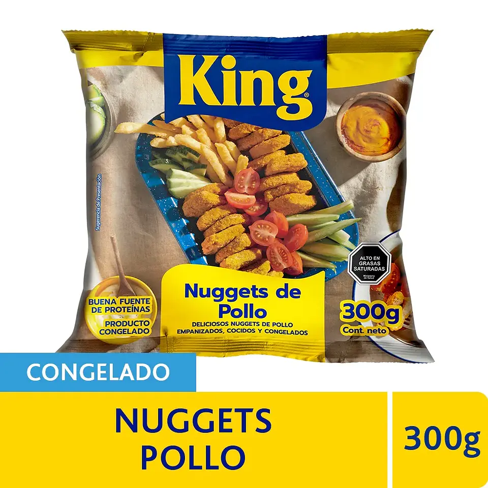 NUGGETS DE POLLO 300G - KING 1