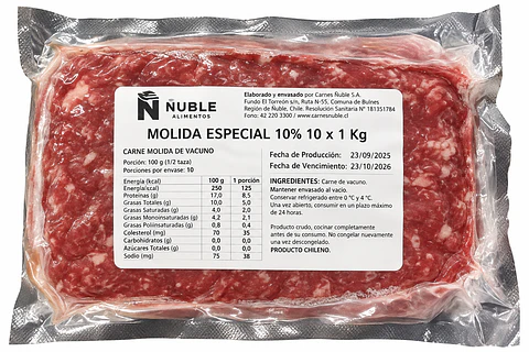 Molida Especial 1kg Ñuble Alimentos 