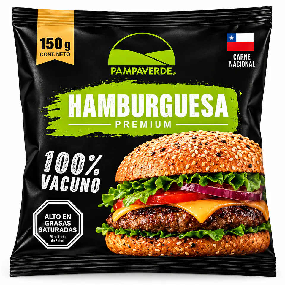 Hamburguesa de Vacuno 150g - Pampaverde 1