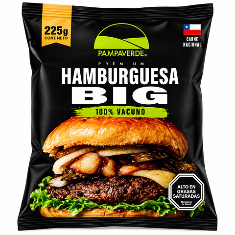 Hamburguesa de Vacuno 225g  - Pampaverde