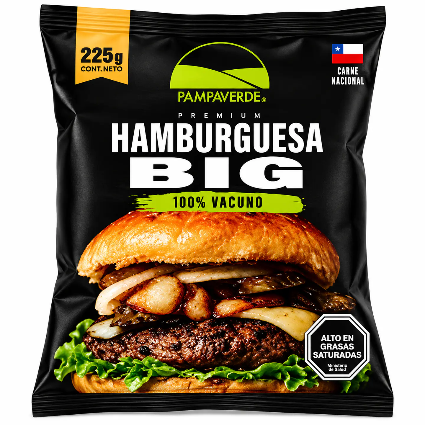 Hamburguesa de Vacuno 225g  - Pampaverde 1