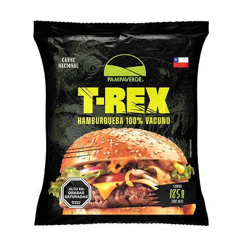 Hamburguesa de Vacuno 185g T-Rex - Pampaverde