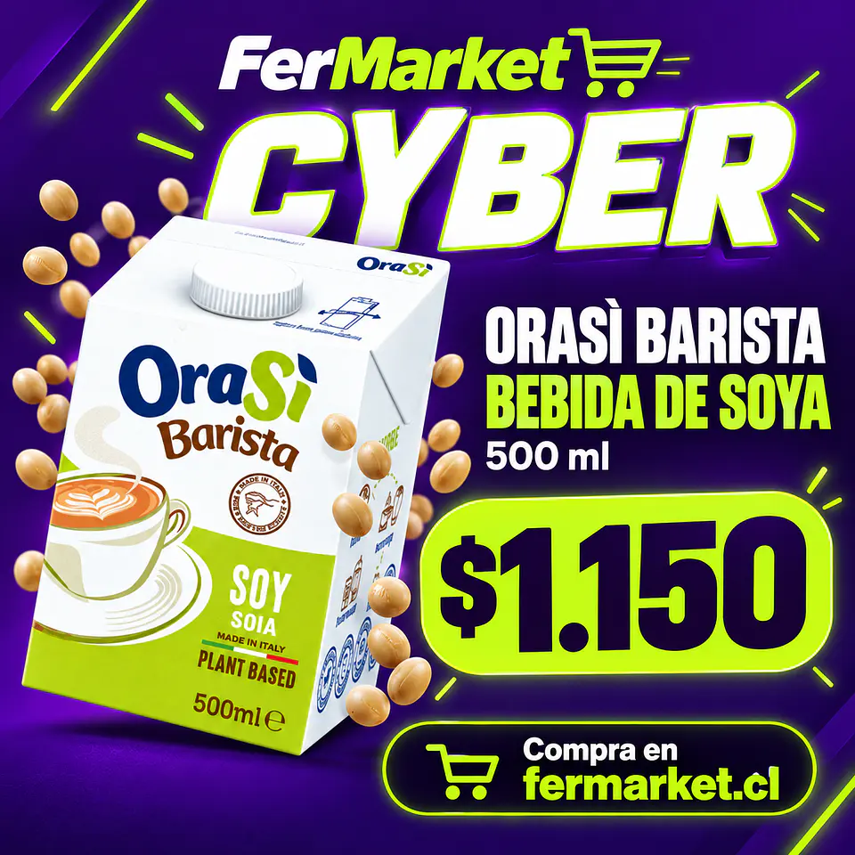  Barista Soya 500ml Bebida Vegetal OraSi 1