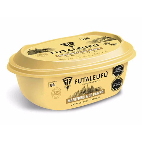 Mantequilla Untable de CampoCon Sal Tradicional 200 g - Futaleufú