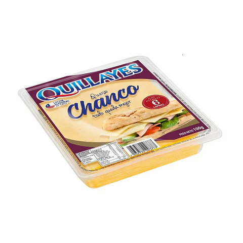 Queso Chanco 6 Laminas 100g - Quillayes 