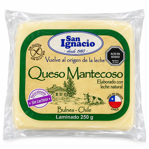 Queso Mantecoso Laminado 250g - San Ignacio