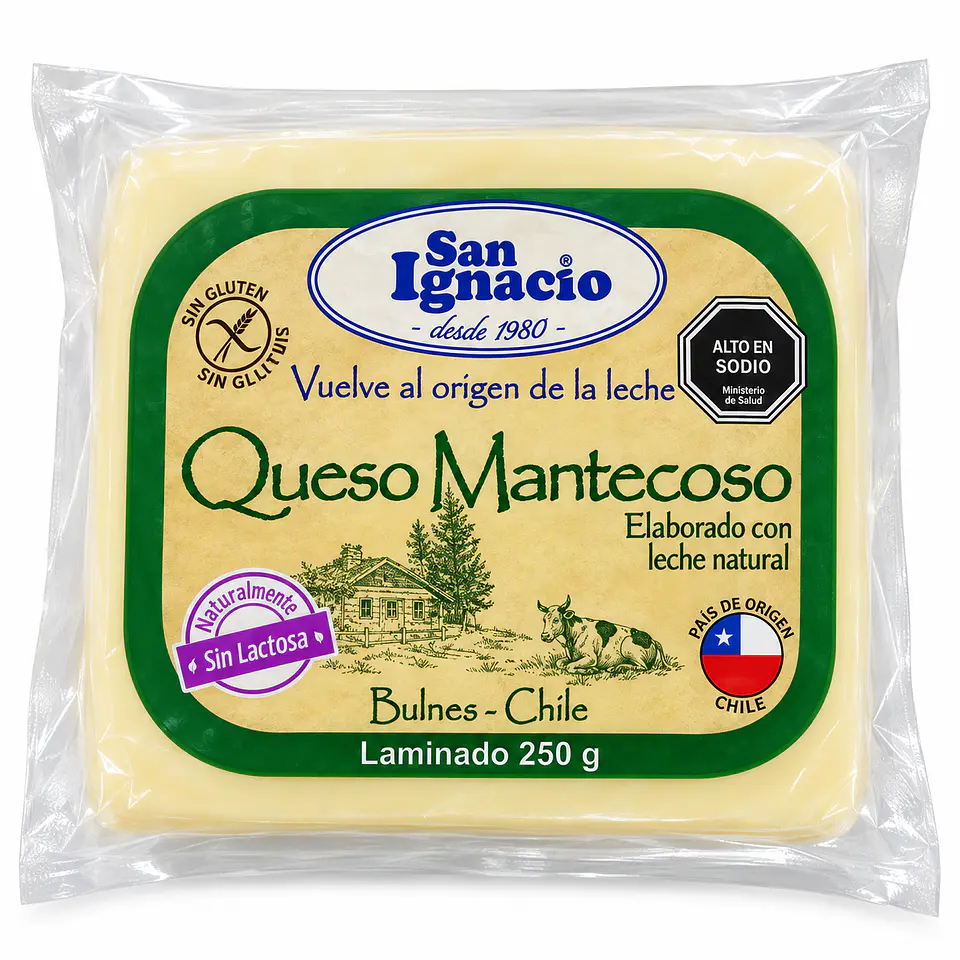 Queso Mantecoso Laminado 250g - San Ignacio 1