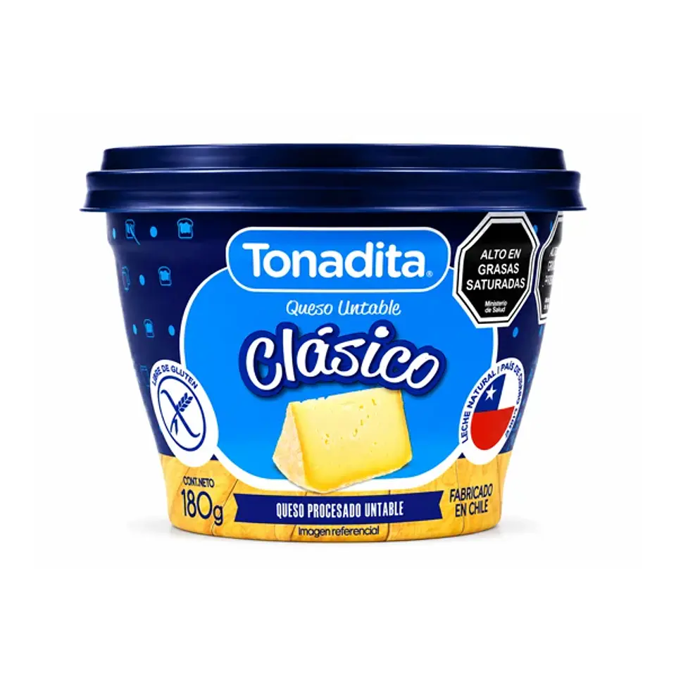 Queso Untable Clasico 180g - Tonadita 1