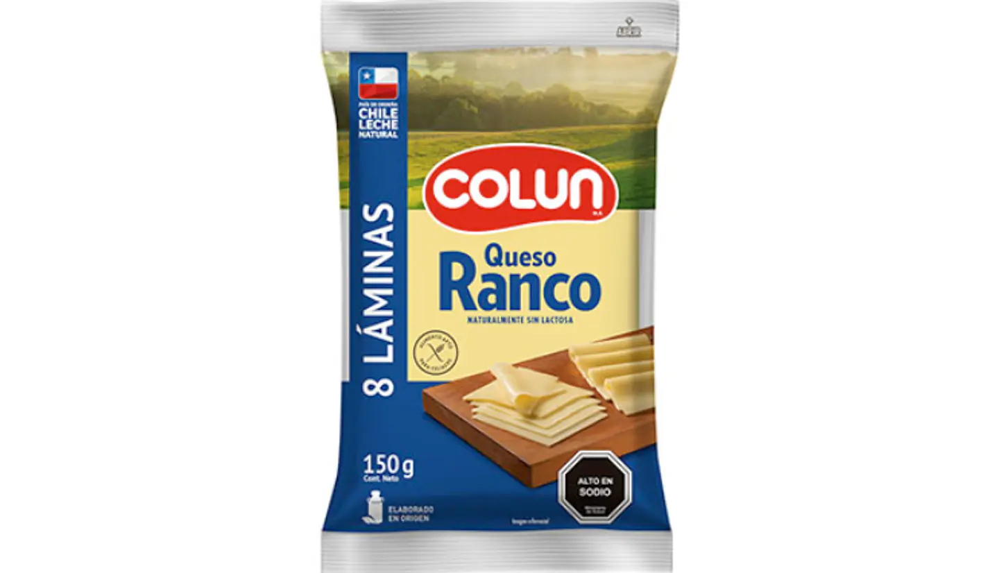 Queso Ranco Laminado 150g - Colun 1