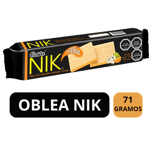 Galletas Nik Chirimoya Alegre 71g