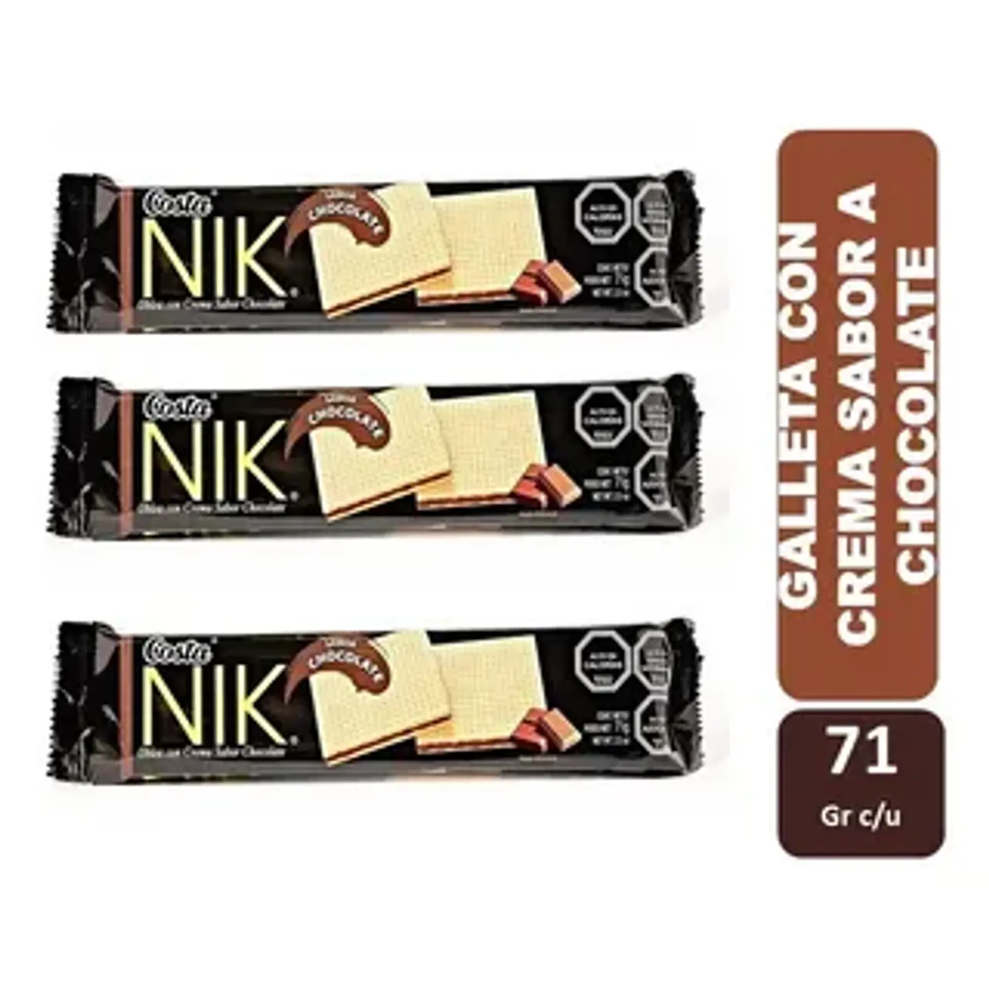 Galletas Nik Chocolate 71g 1