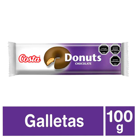 Galletas Donuts Chocolate 100g - Costa