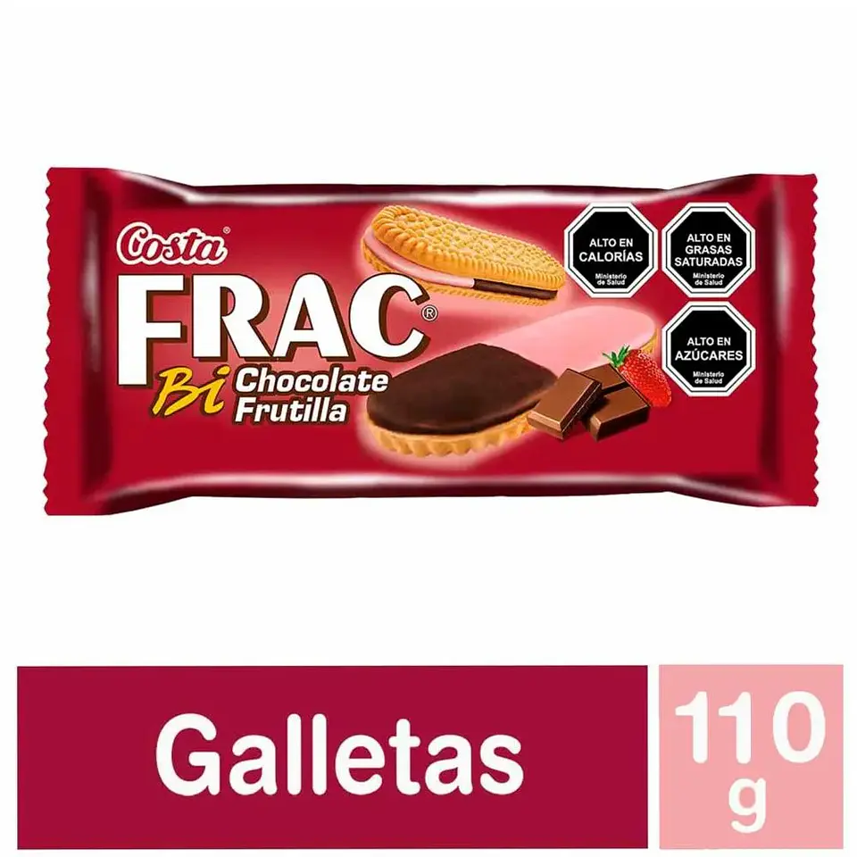 Galletas Fran BI Chocolate Frutilla 110g 1